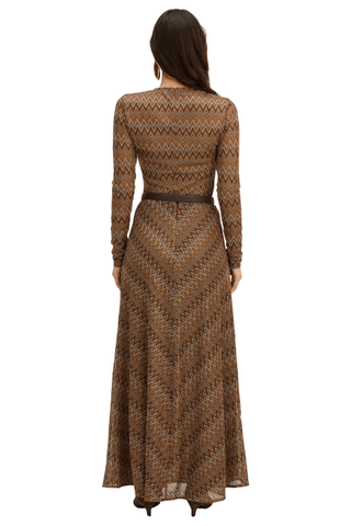 Olive Skirt in Chestnut Multi - The South Apparel