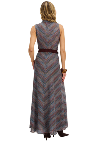 Olive Skirt, Zigzag Knit, Rainbow - The South Apparel