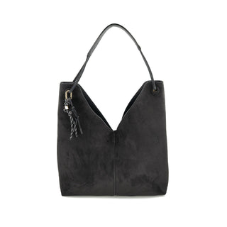 Oversized Reversible Shoulder Bag in Black - The South Apparel