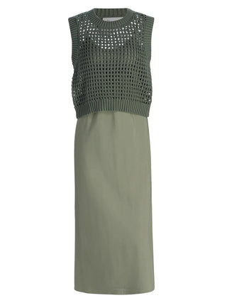 Pal Sweater Dress in Willow - The South Apparel