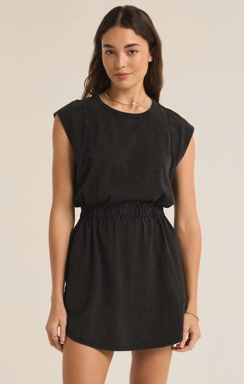 Paxton Jersey Dress in Black