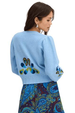Piper Cardigan in Dusk Blue - The South Apparel