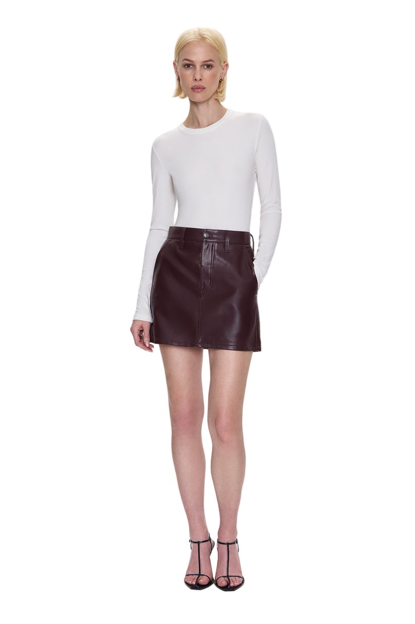 Pistola Abi Skirt in Cabernet - The South Apparel