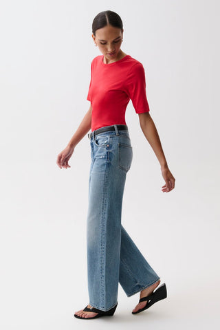 Pistola Harlowe Relaxed Baggy Jeans, Serpentine Vintage - The South Apparel