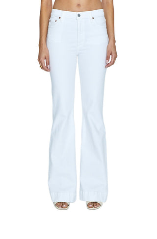 Pistola Kinsley Mid Rise Ultra Flare in Le Blanc - The South Apparel