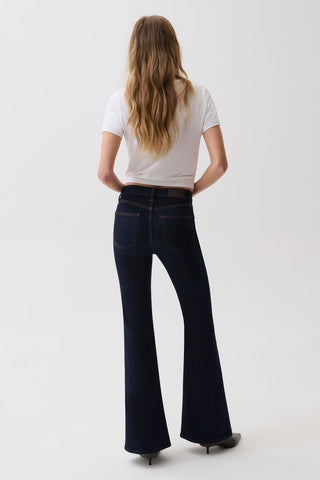 Pistola Kinsley Ultra Flare Jeans, Night Flight - The South Apparel