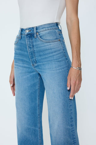 Pistola Lana Crop High Rise Ultra Wide Leg in Wild Heart - The South Apparel