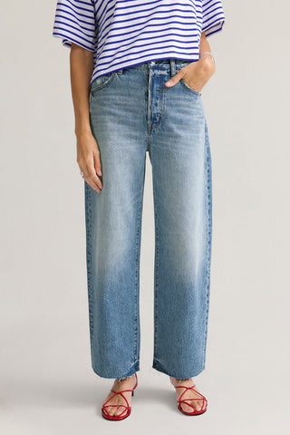 Pistola Tate High Rise Bowed Leg in Ablaze - The South Apparel