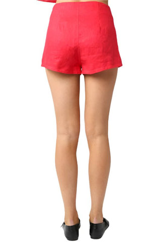 Red Cora Shorts - The South Apparel
