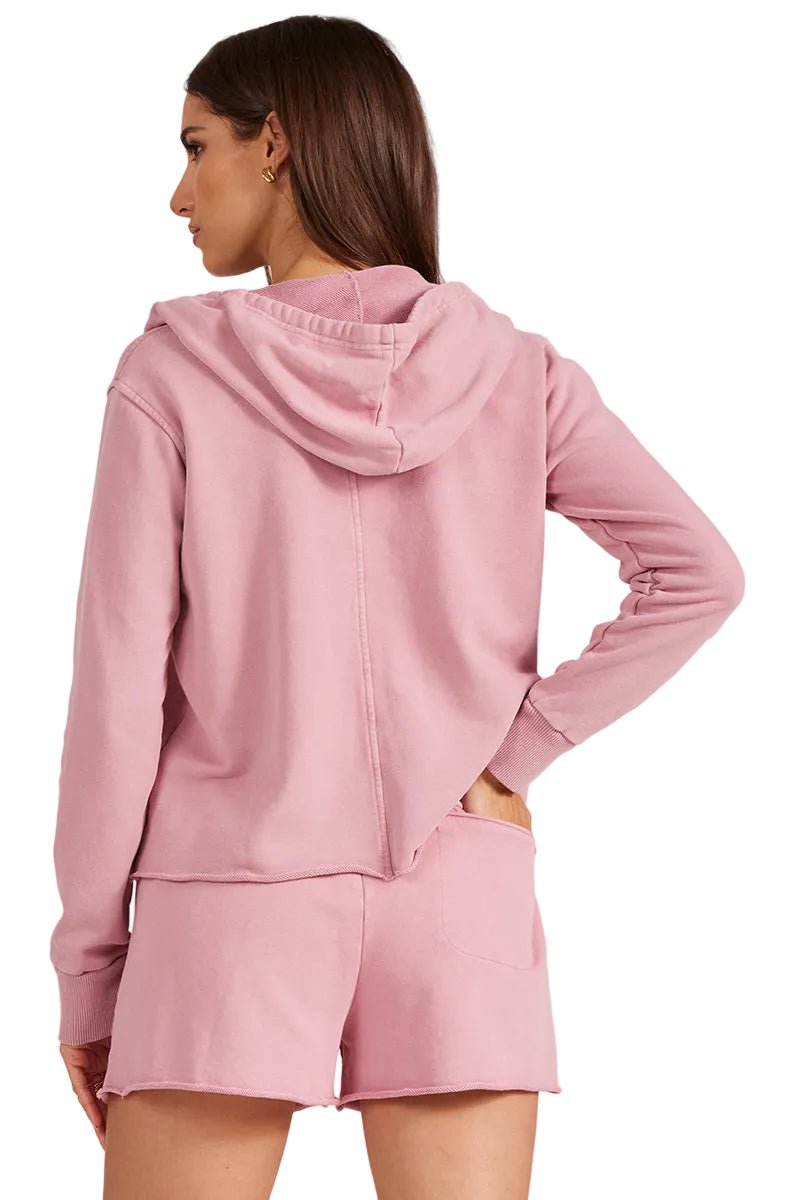 Relaxed Gym Shorts in Faded Rose - The South Apparel