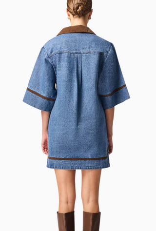 Rhea Denim Shirt Dress - The South Apparel