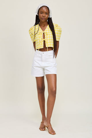 Sammy Blouse in Lemon - The South Apparel
