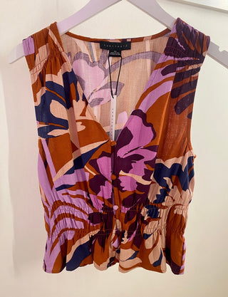 Sanctuary South Palm Button Up - The South Apparel