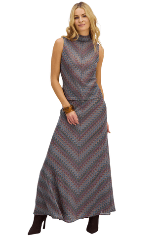 Scout Tank, Rainbow Zigzag Knit - The South Apparel