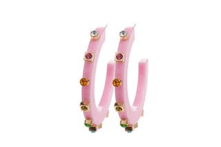 Small City Girl Jewel Hoop - The South Apparel