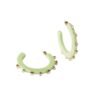 Small City Girl Jewel Hoop - The South Apparel