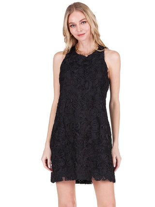 Soutache Dress in Black - The South Apparel