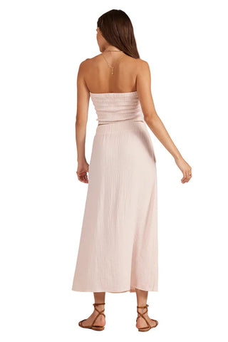Split Front Maxi Skirt in Angel Wing - The South Apparel