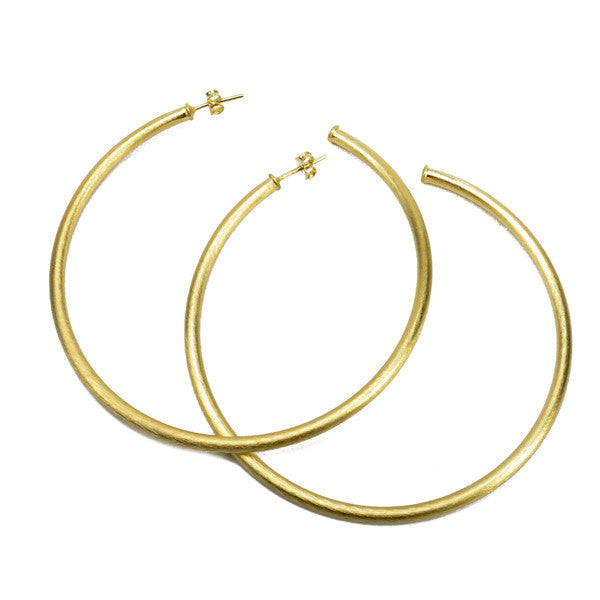 Large Stella Hoops in Gold