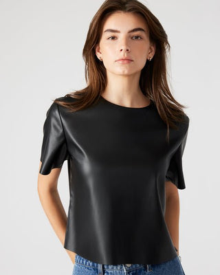 Steve Madden Ezra Top in Black - The South Apparel