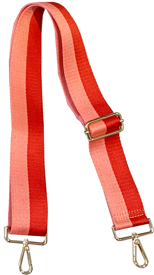 ah!dorned Adjustable Bag Strap Pink/Red