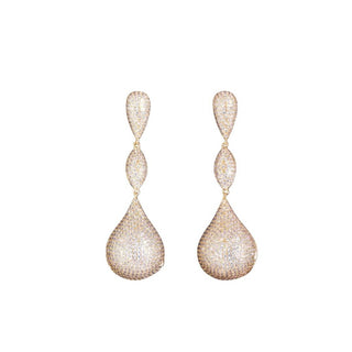Studio 54 Drop Earrings in Gold - The South Apparel