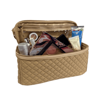 Stylist Travel Bag in Nude and Gold - The South Apparel
