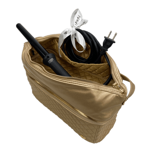 Stylist Travel Bag in Nude and Gold - The South Apparel