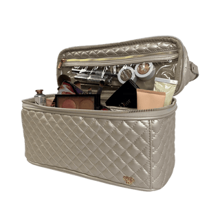 Stylist Travel Bag in Pearl Quilted - The South Apparel