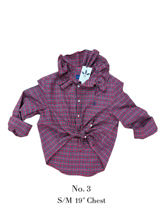 The Tailored Frill Vintage Button Up - The South Apparel