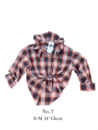 The Tailored Frill Vintage Button Up - The South Apparel