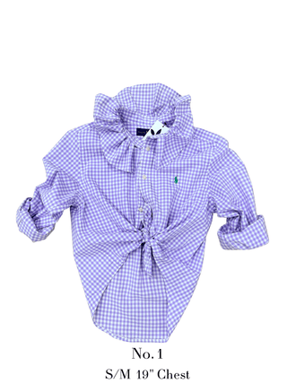 The Tailored Frill Vintage Button Up - The South Apparel