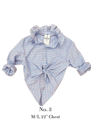The Tailored Frill Vintage Button Up - The South Apparel