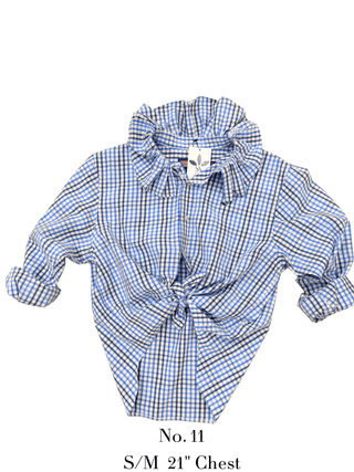 The Tailored Frill Vintage Button Up - The South Apparel