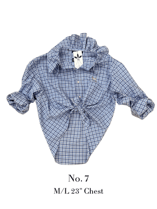 The Tailored Frill Vintage Button Up - The South Apparel