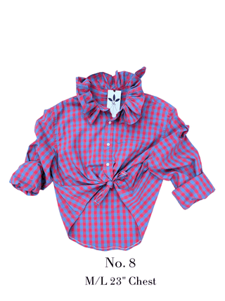 The Tailored Frill Vintage Button Up - The South Apparel