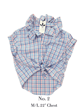 The Tailored Frill Vintage Button Up - The South Apparel
