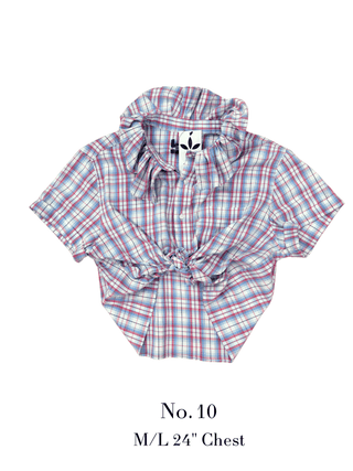 The Tailored Frill Vintage Button Up - The South Apparel