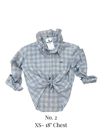 The Tailored Frill Vintage Button Up - The South Apparel