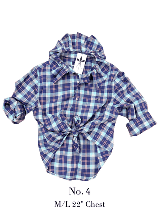 The Tailored Frill Vintage Button Up - The South Apparel