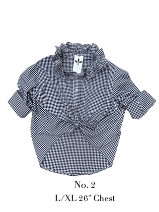 The Tailored Frill Vintage Button Up - The South Apparel