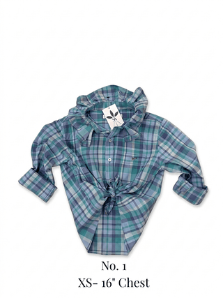 The Tailored Frill Vintage Button Up - The South Apparel