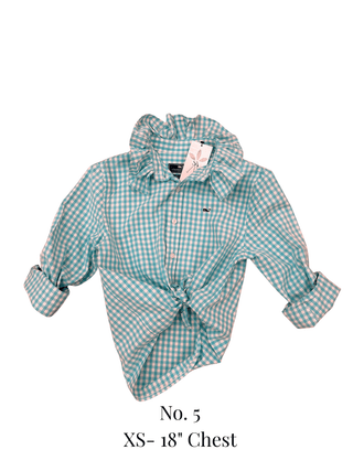 The Tailored Frill Vintage Button Up - The South Apparel
