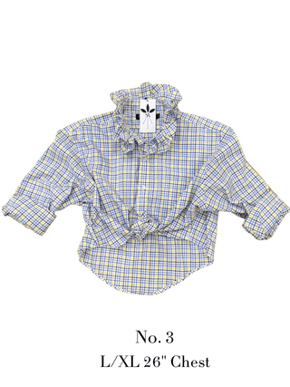 The Tailored Frill Vintage Button Up - The South Apparel