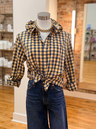 The Tailored Frill Vintage Button Up- Medium/Large - The South Apparel