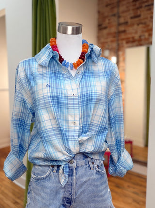 The Tailored Frill Vintage Button Up- Medium/Large - The South Apparel