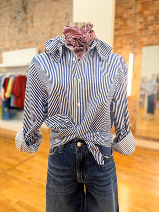 The Tailored Frill Vintage Button Up- Medium/Large - The South Apparel