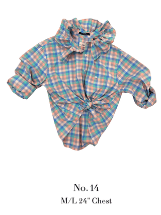 The Tailored Frill Vintage Button Up- Medium/Large - The South Apparel