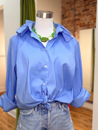 The Tailored Frill Vintage Button Up- Medium/Large - The South Apparel