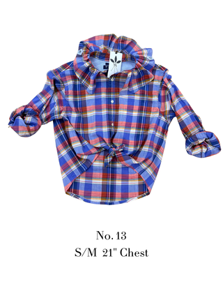 The Tailored Frill Vintage Button Up- Small/Medium - The South Apparel